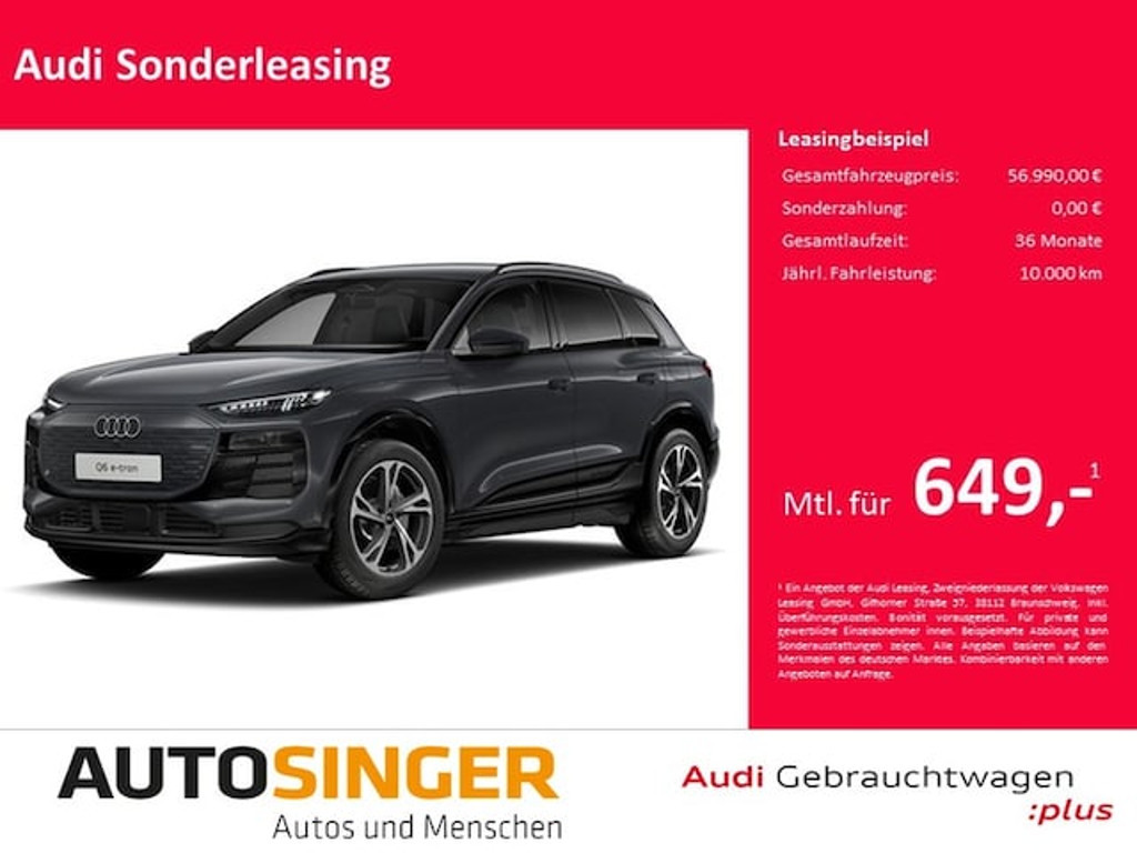Audi Q6 e-tron SUV e-tron Audi Q6 SUV e-tron