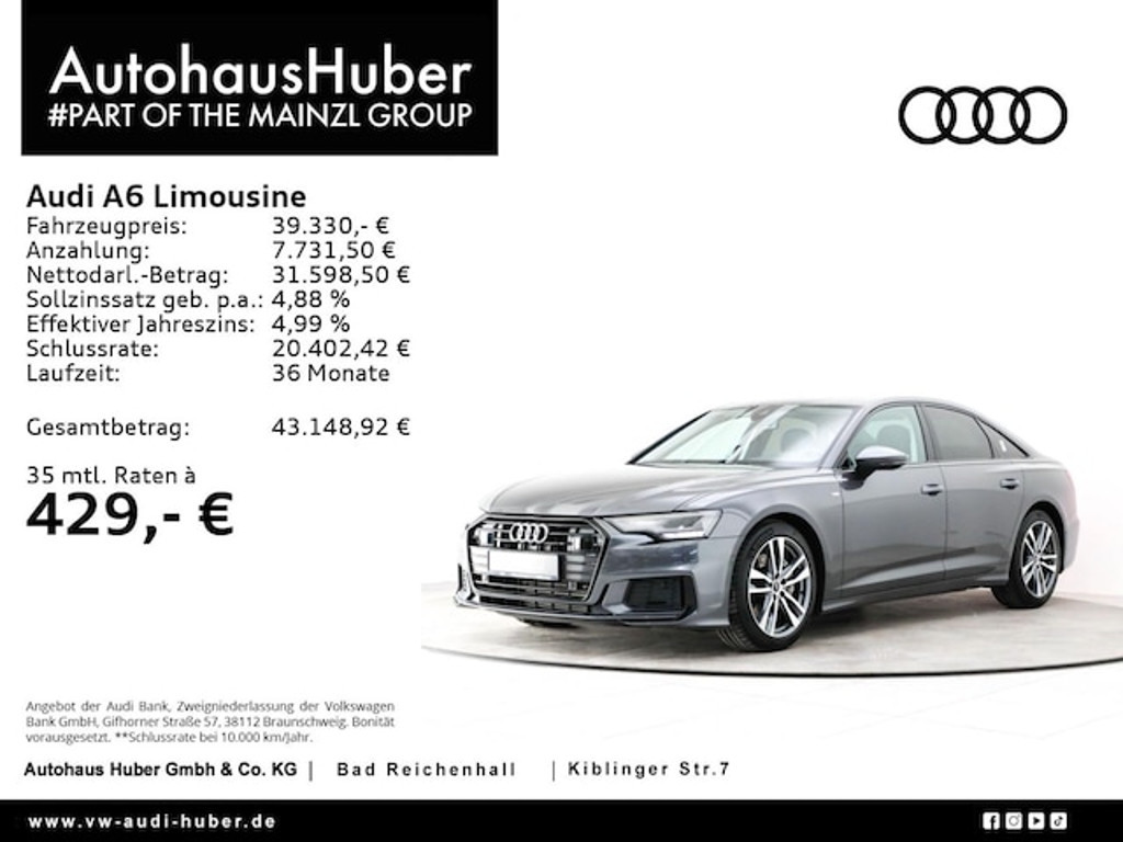 Audi A6 Sedan Quattro S-Tronic Sport 45 TFSI