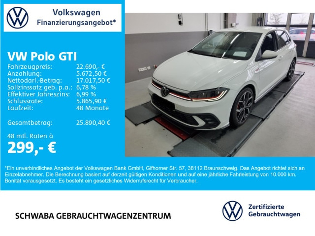 Volkswagen Polo DSG GTI 2.0 TSI