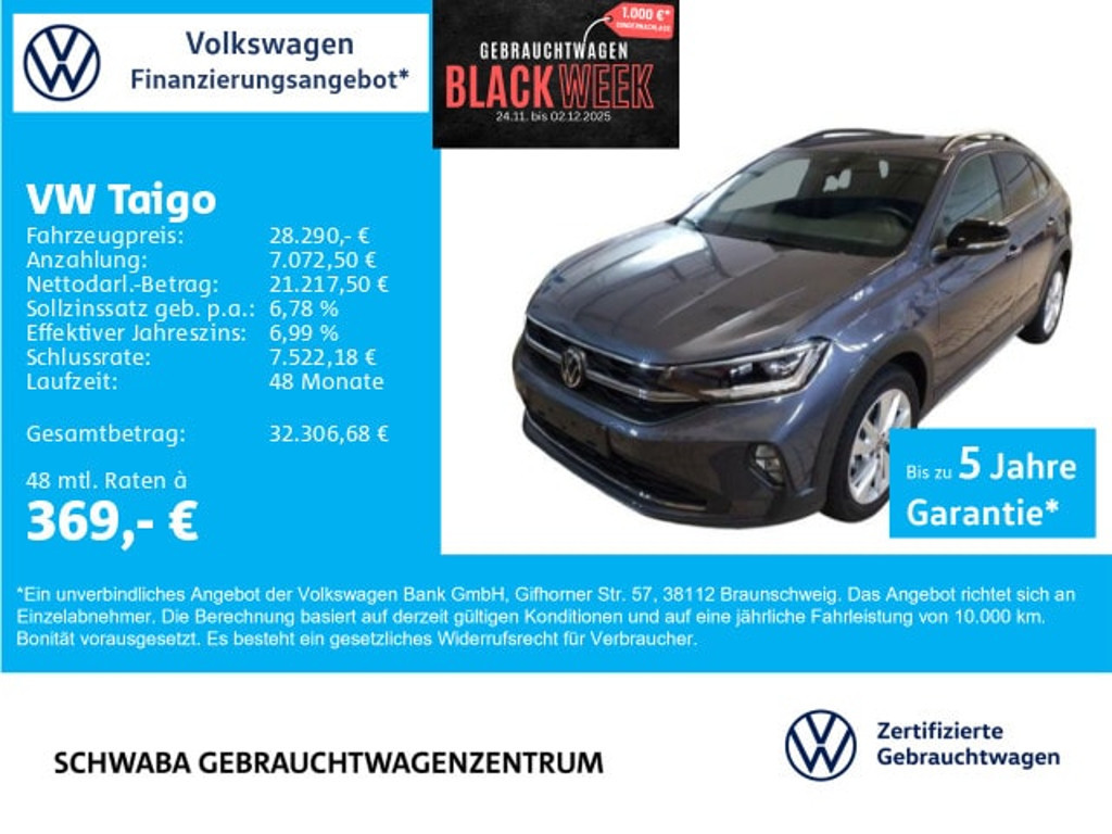 Volkswagen Taigo DSG 1.5 TSI
