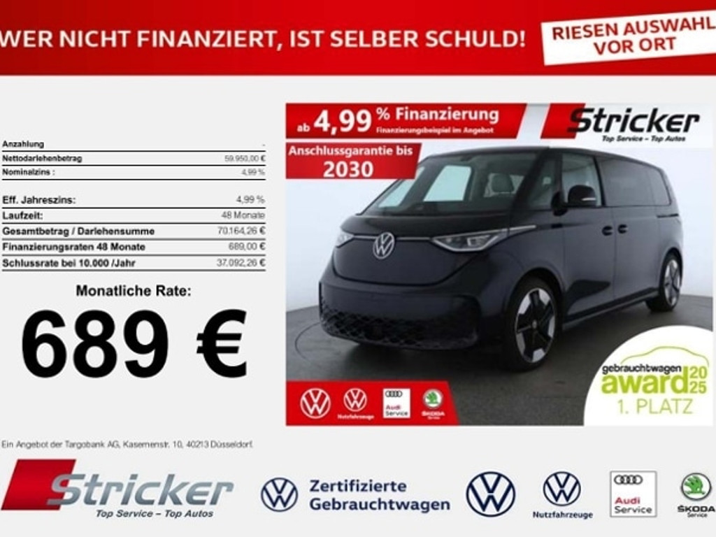 Volkswagen ID.Buzz ID.Buzz LR 689,-ohne Anzahlung ACC Kamera AHK