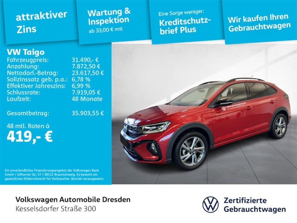 Volkswagen Taigo DSG R-Line IQ.Drive