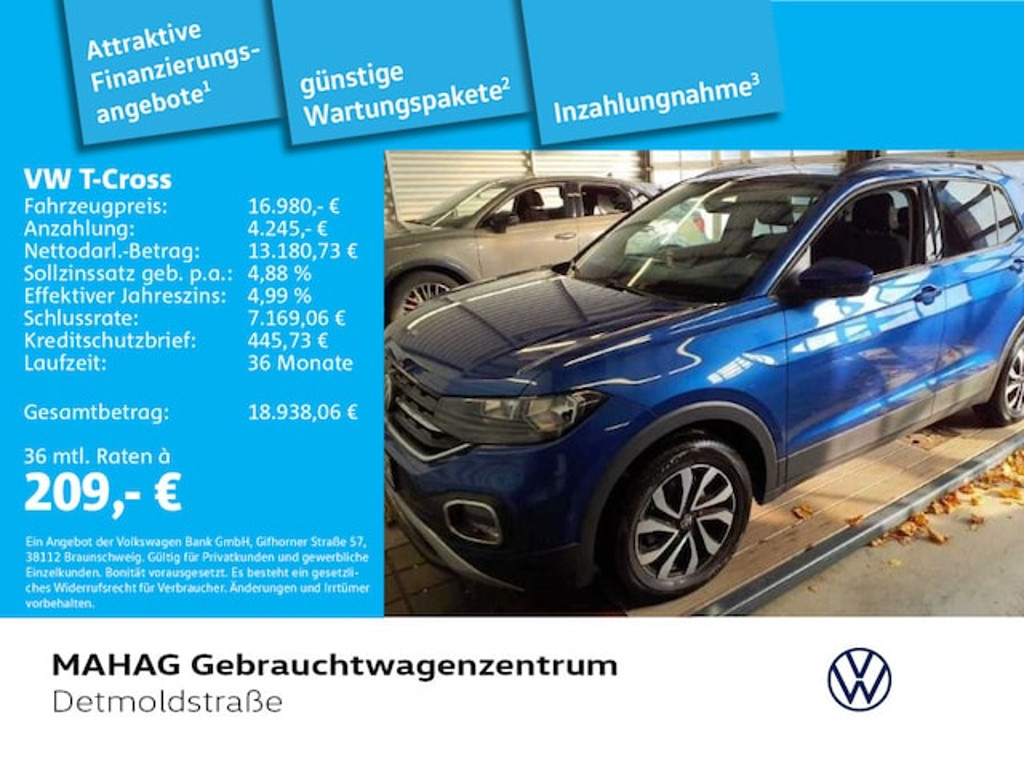 Volkswagen T-Cross 1.0 TSI