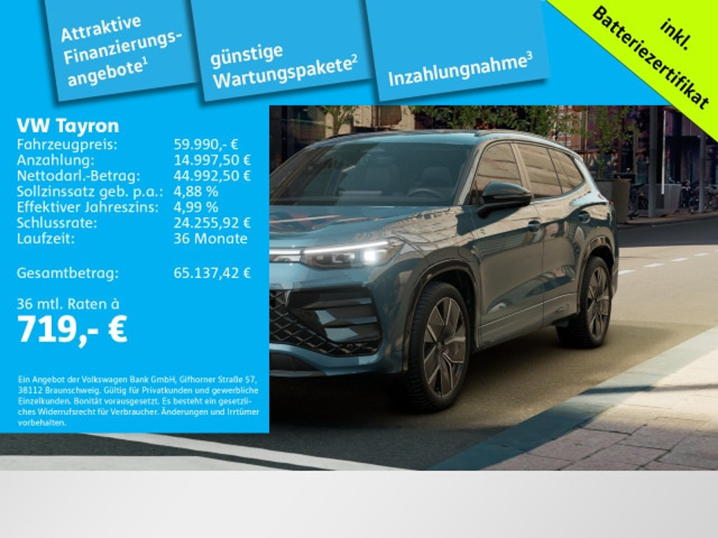 Volkswagen Tayron R-Line eHybrid IQ.Drive