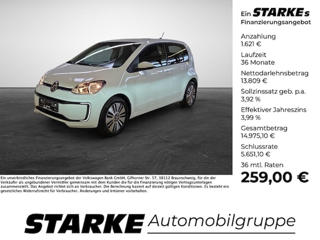 Volkswagen e-up! e-up! United CCS Sitzhzg RFK PDC GRA