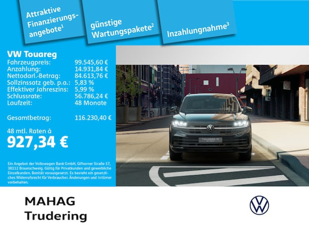 Volkswagen Touareg eHybrid IQ.Drive 3.0 V6 TSI