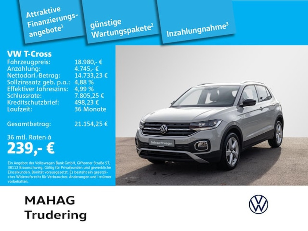 Volkswagen T-Cross Style 1.0 TSI