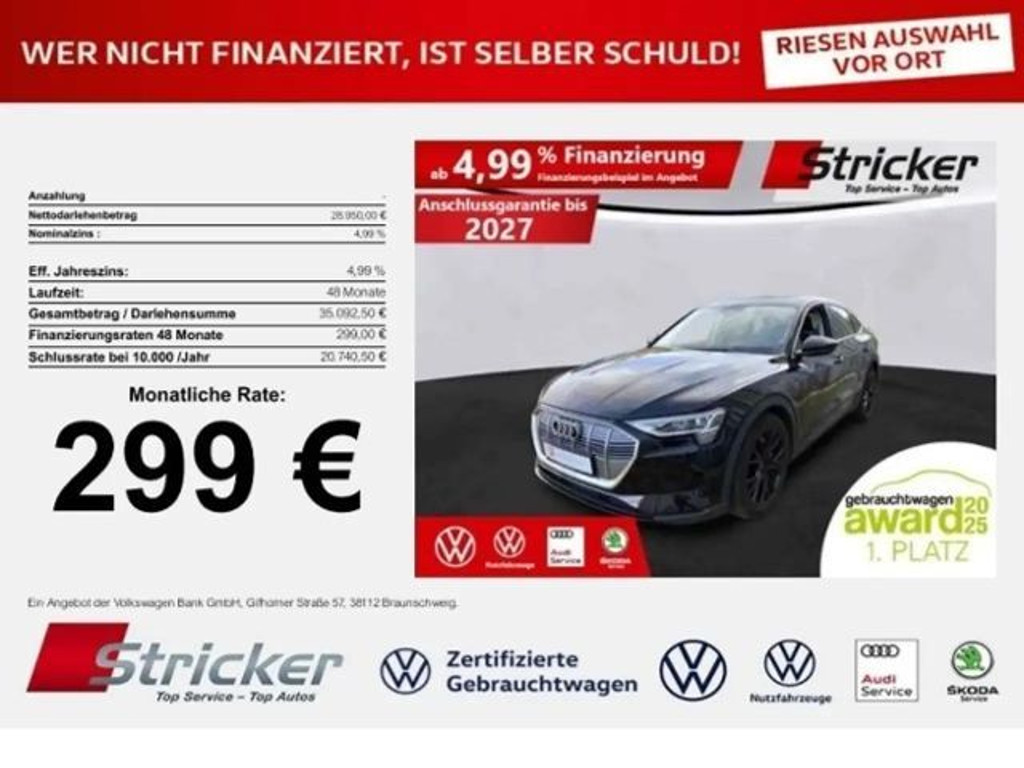 Audi e-tron Sportback 50