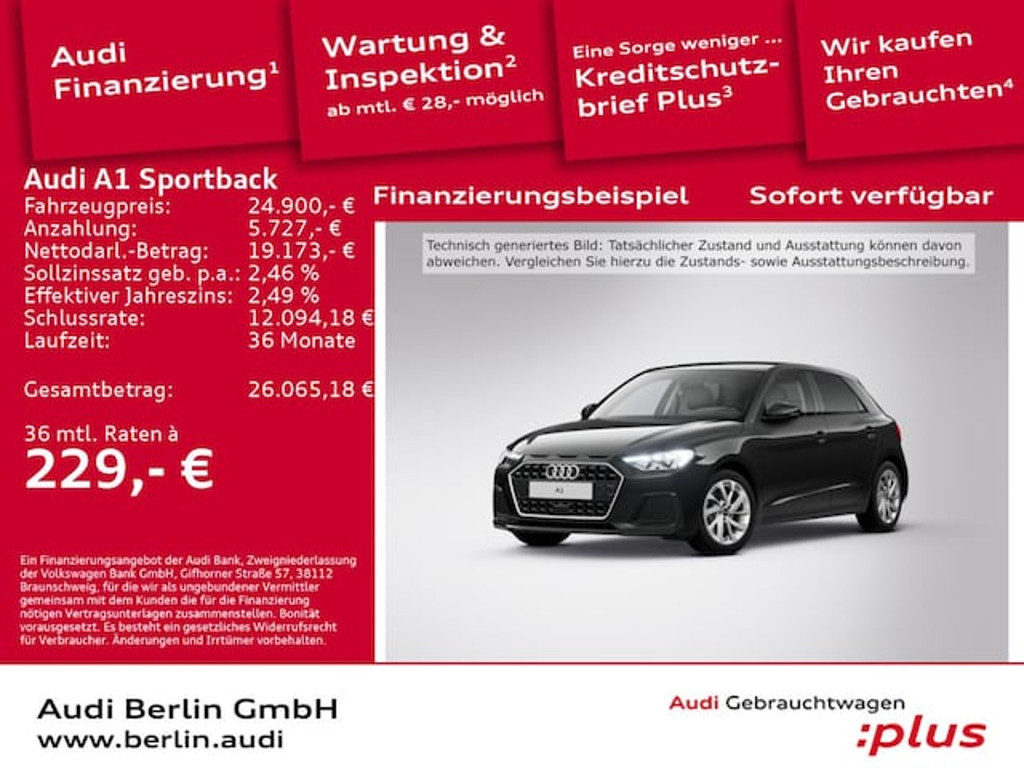 Audi A1 Sportback 25 TFSI