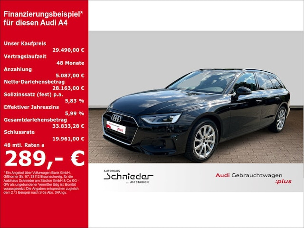 Audi A4 Avant S-Tronic 40 TDI