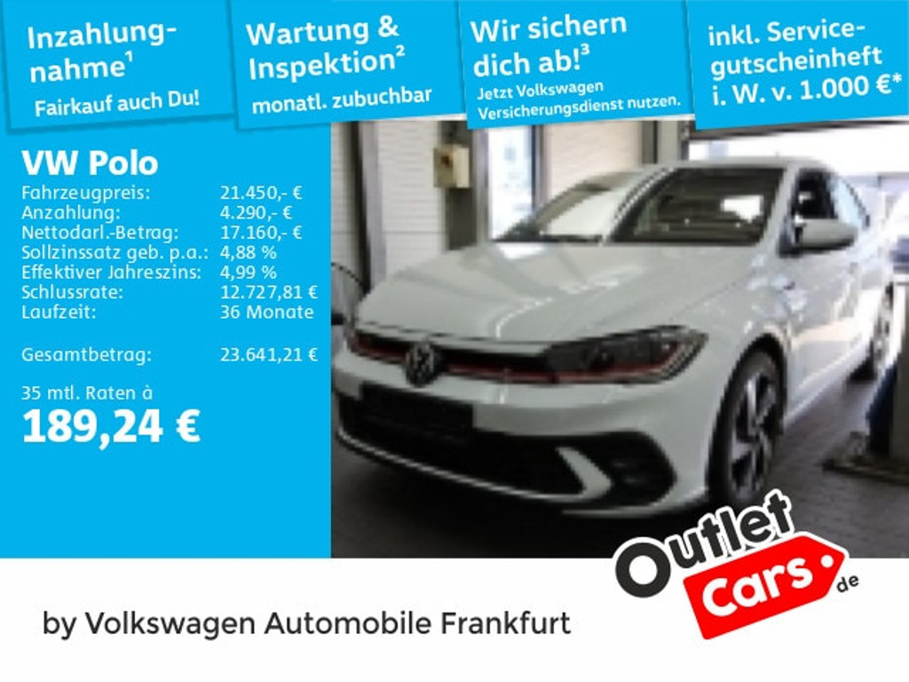 Volkswagen Polo DSG GTI IQ.Drive 2.0 TSI