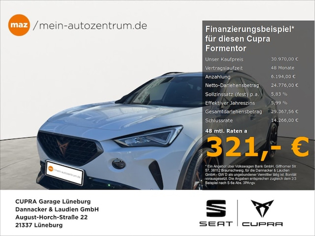 Cupra Formentor 1.4 e-Hybrid VZ