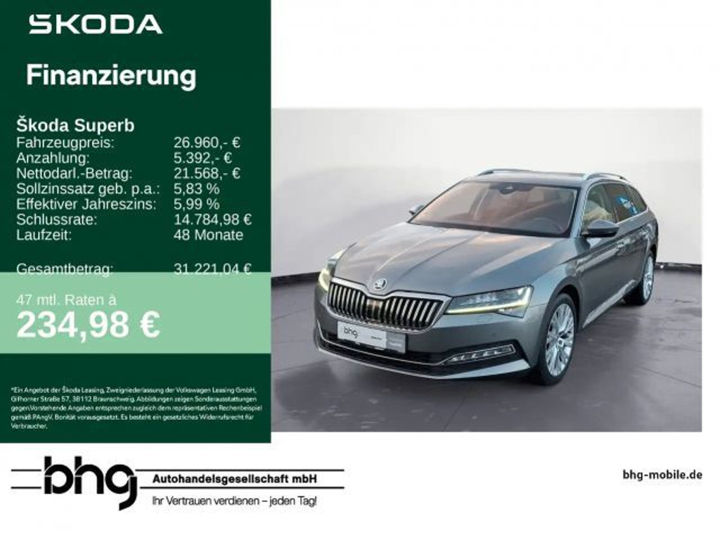 Skoda Superb Style Combi 2.0 TDI Style