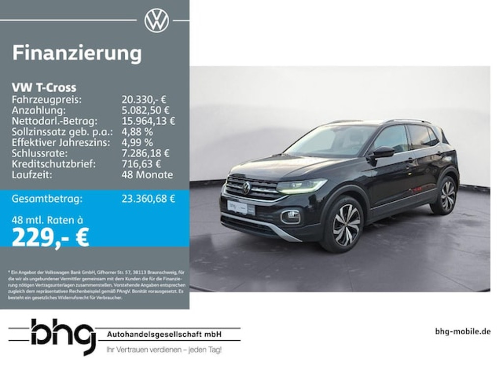 Volkswagen T-Cross DSG Style 1.0 TSI