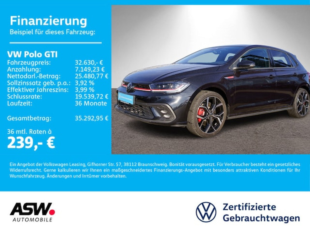 Volkswagen Polo DSG GTI 2.0 TSI