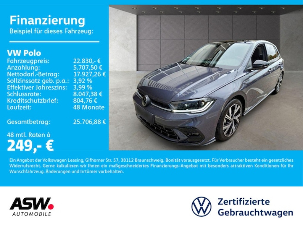 Volkswagen Polo DSG R-Line 1.0 TSI