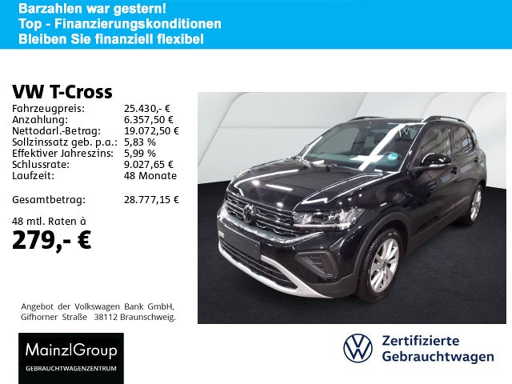 Volkswagen T-Cross DSG 1.0 TSI