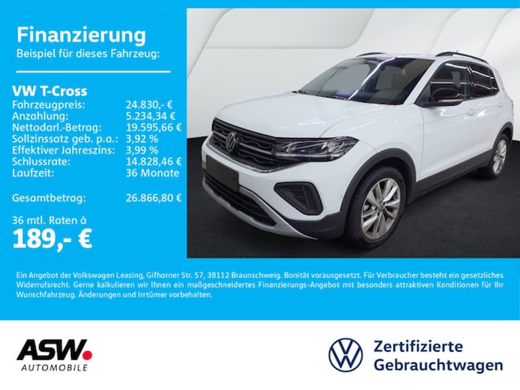 Volkswagen T-Cross DSG 1.0 TSI