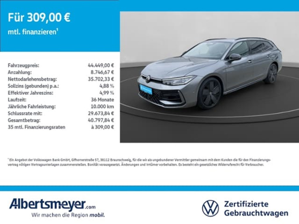 Volkswagen Passat 4Motion DSG Variant 2.0 TSI