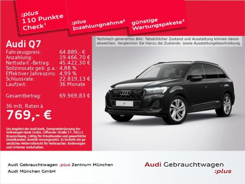 Audi Q7 Quattro 45 TDI