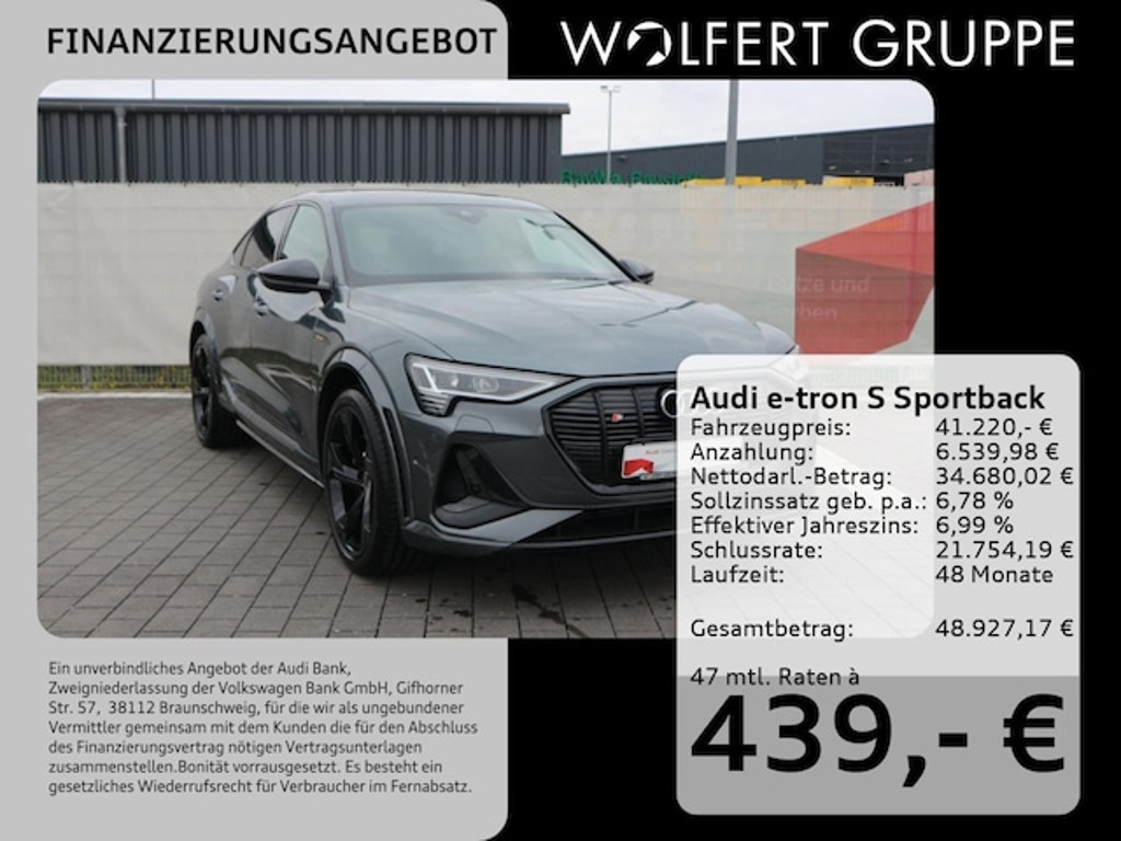 Audi e-tron Sportback Quattro