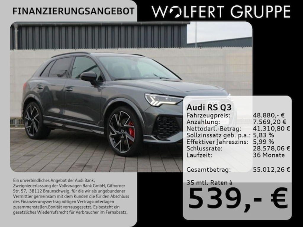 Audi RS Q3 Quattro S-Tronic