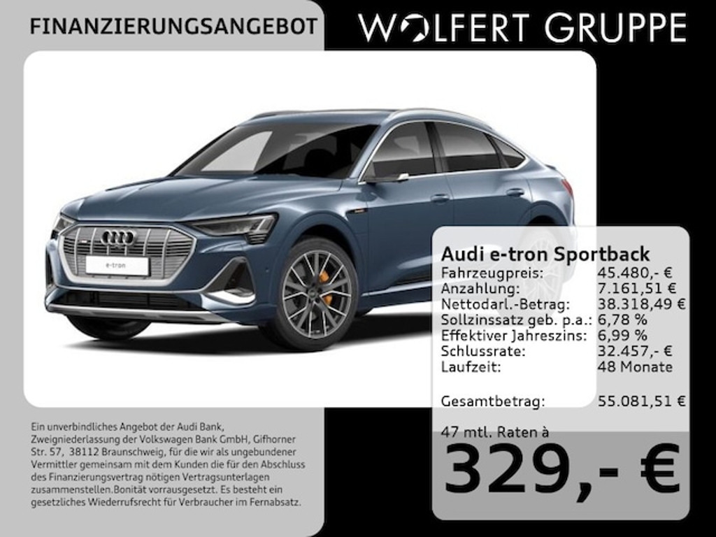 Audi e-tron Sportback Quattro S-Line 55