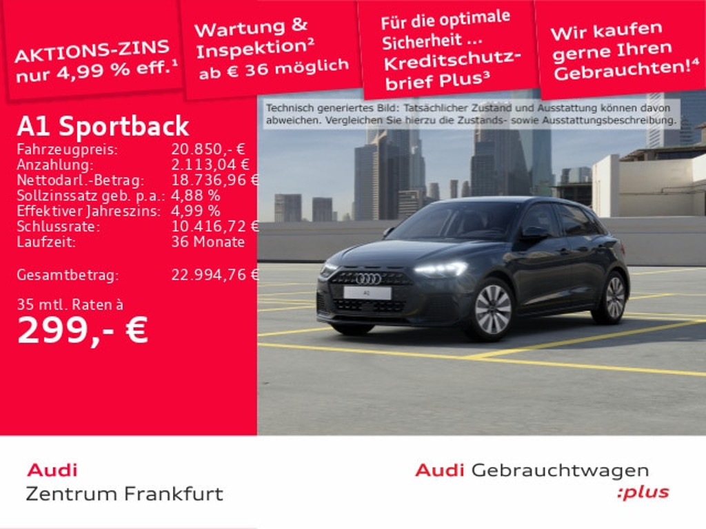 Audi A1 Sportback S-Tronic 30 TFSI