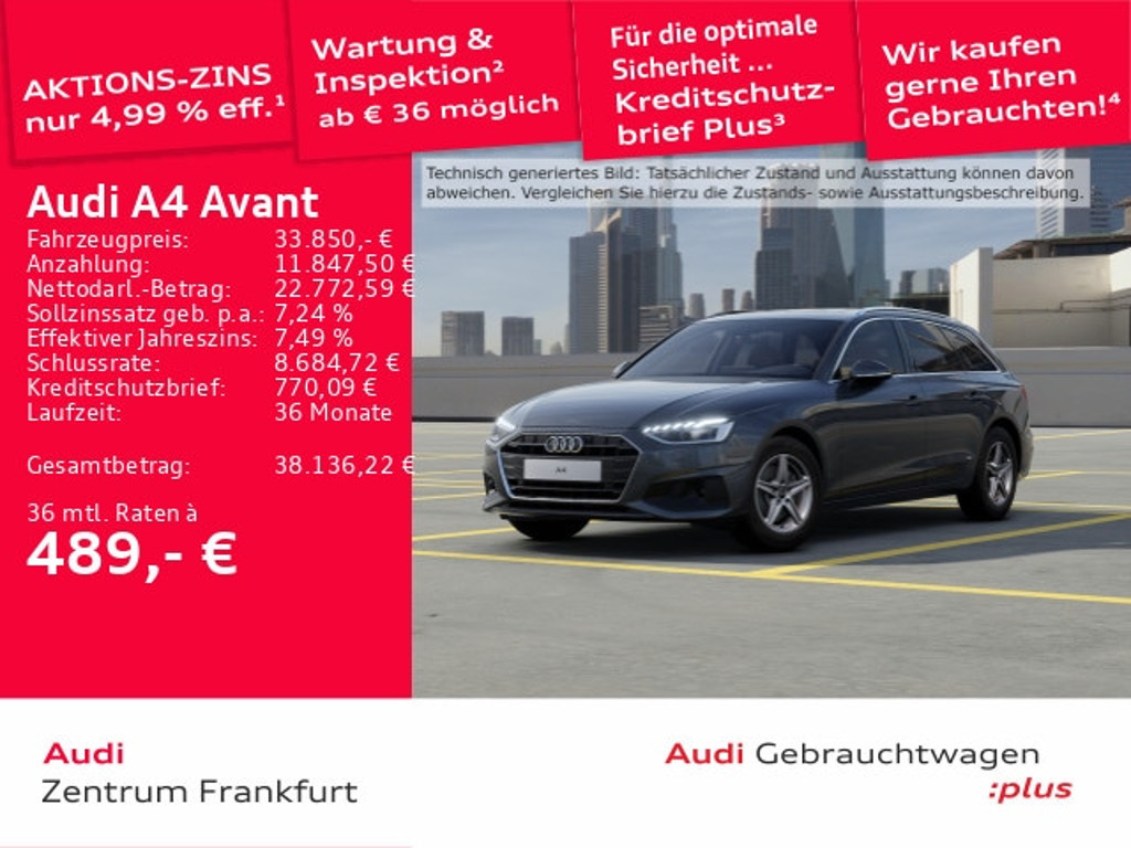 Audi A4 Avant S-Tronic 35 TDI