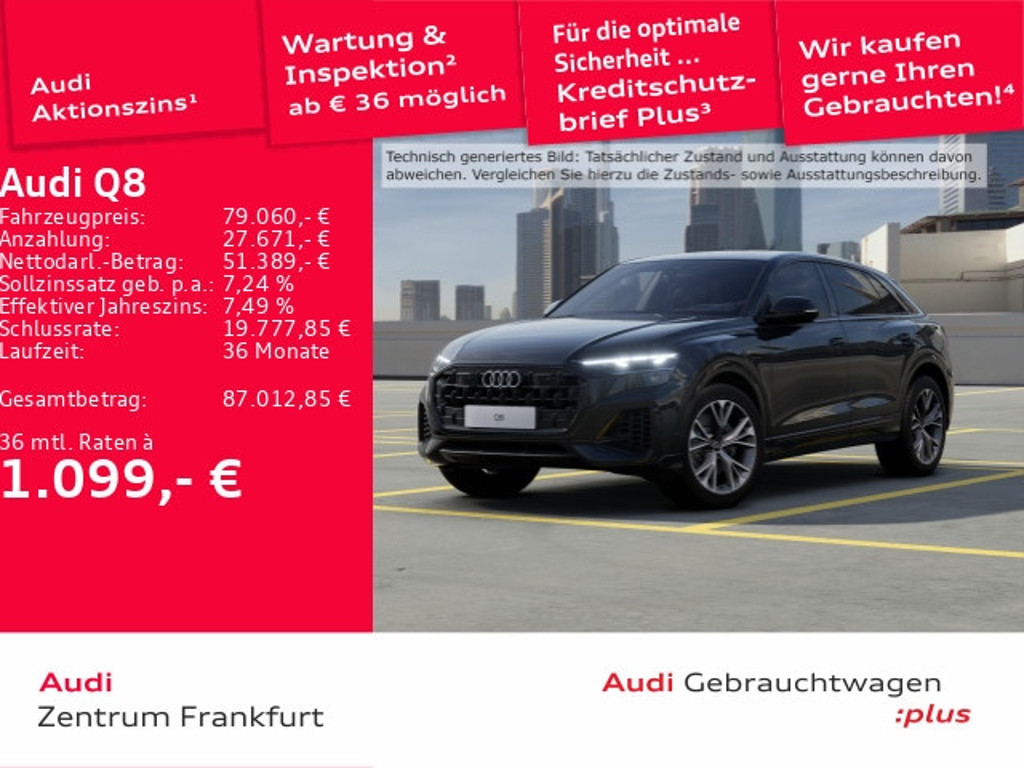 Audi Q8 Quattro Hybride 55 TFSI
