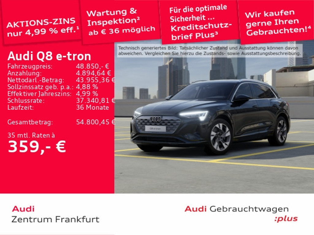 Audi Q8 e-tron Quattro 55