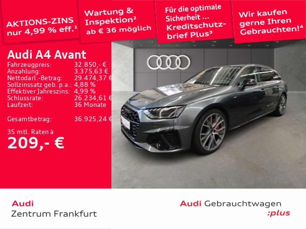Audi A4 Avant S-Line S-Tronic 40 TFSI