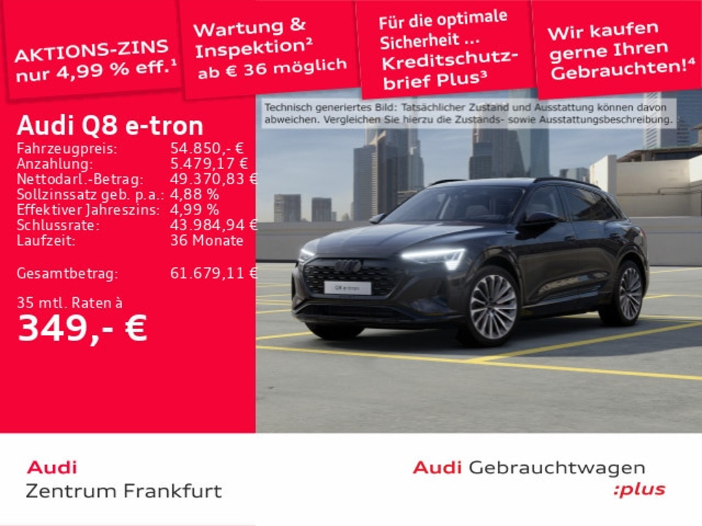 Audi Q8 e-tron Quattro 55