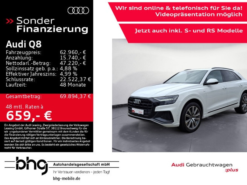 Audi Q8 Quattro Hybride 55 TFSI