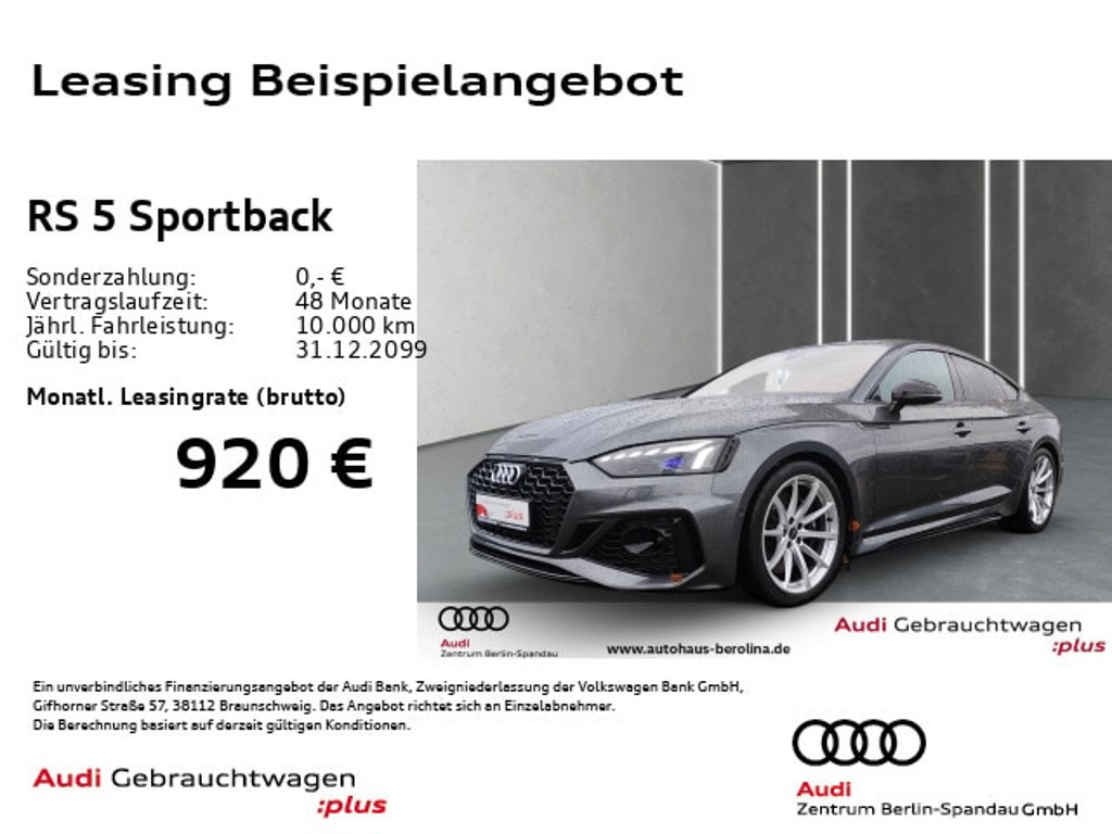 Audi RS5 Sportback Quattro
