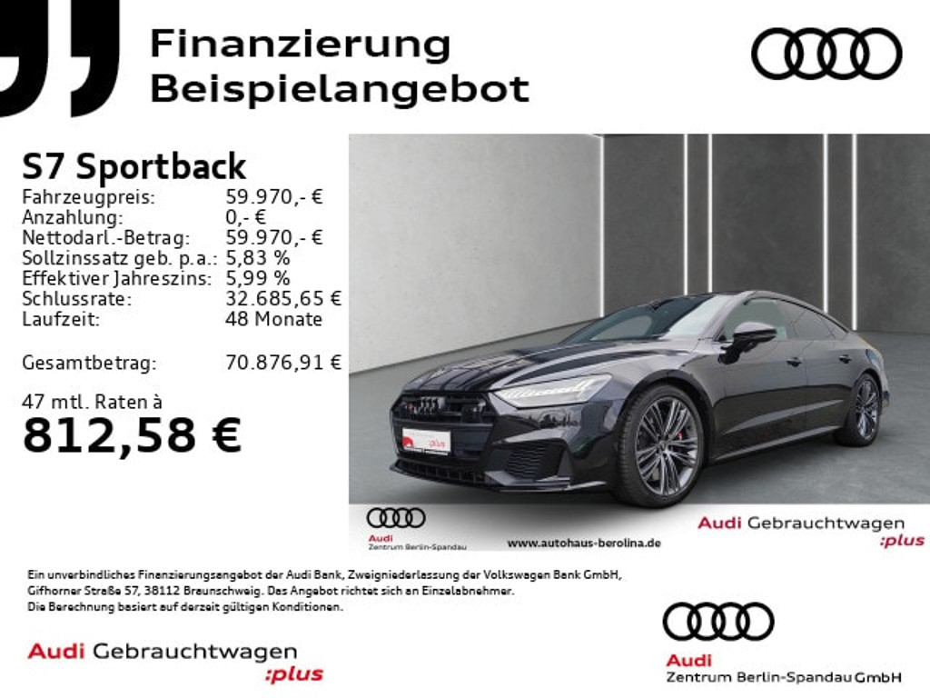 Audi S7 Sportback Quattro