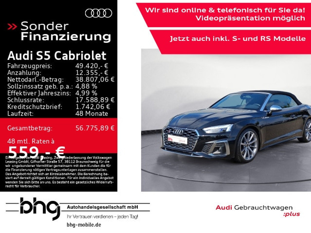 Audi S5 Cabriolet Quattro