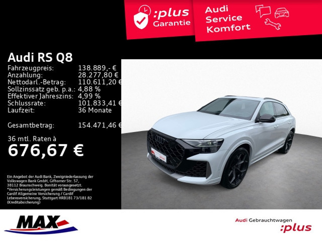 Audi RS Q8 Quattro Performance