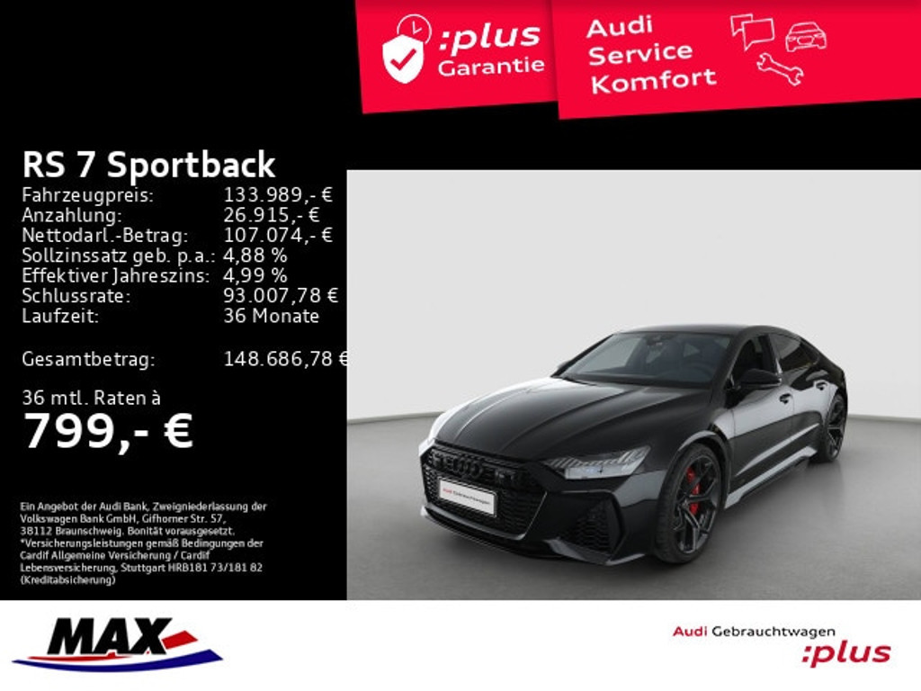 Audi RS7 Sportback Quattro Performance