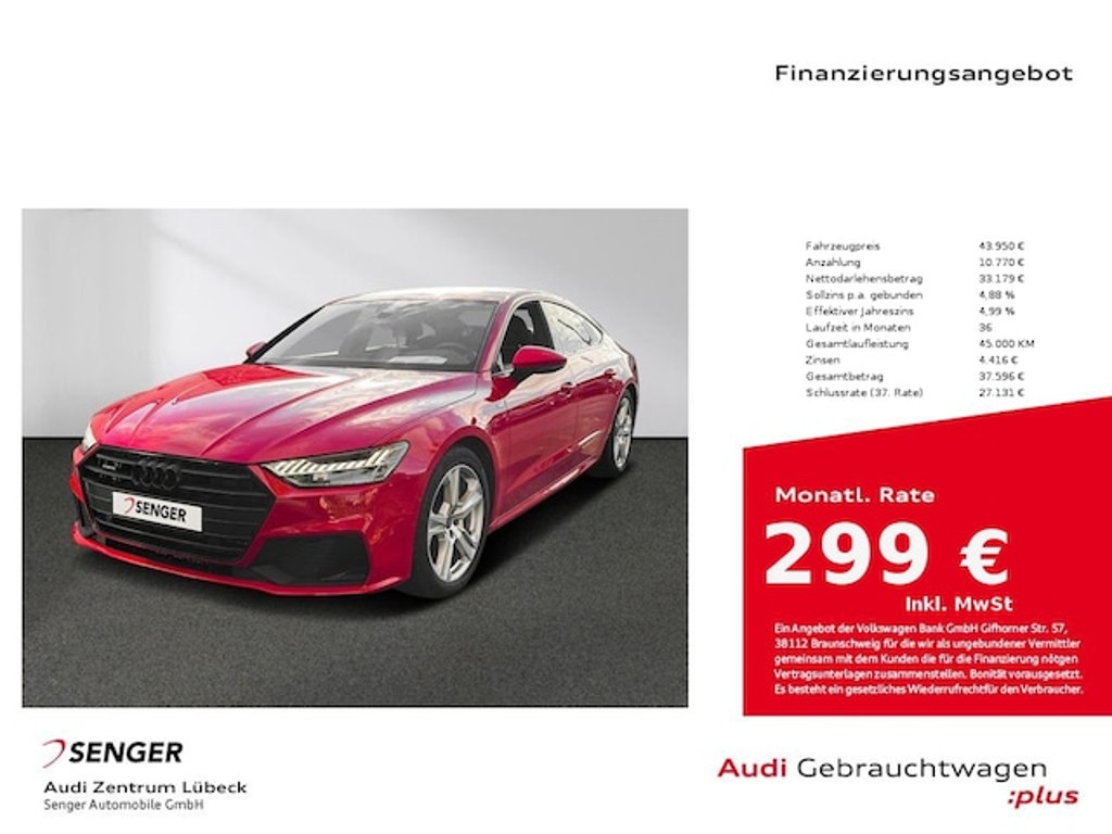 Audi A7 Sportback Quattro S-Tronic 45 TFSI