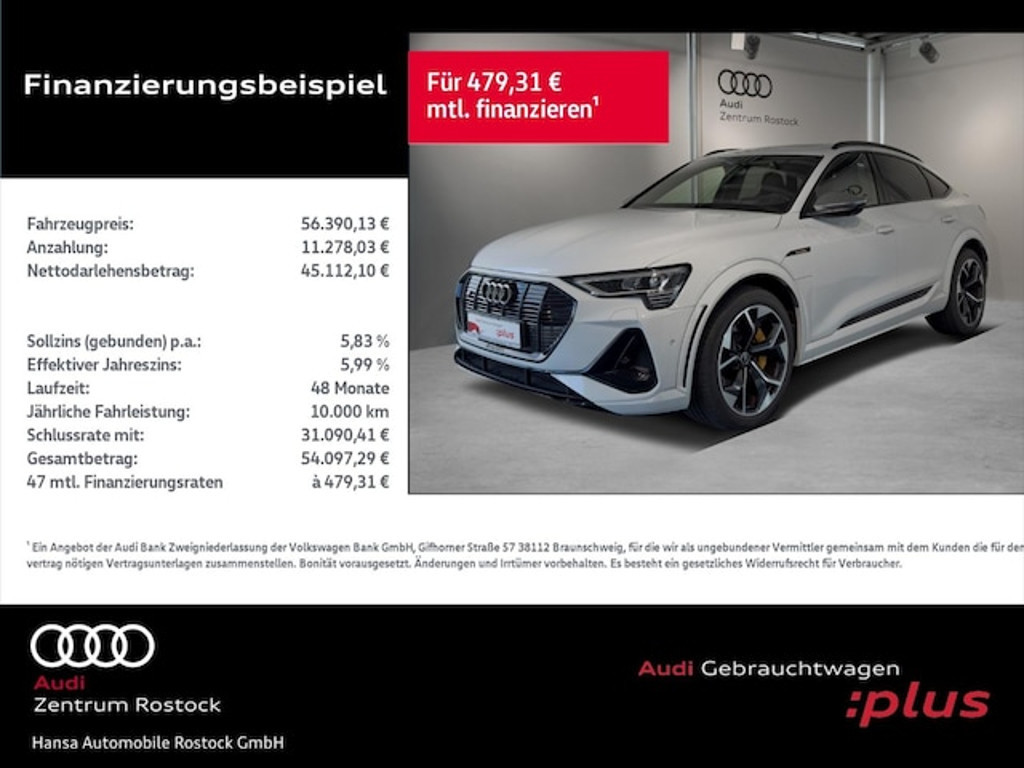 Audi e-tron Sportback Quattro