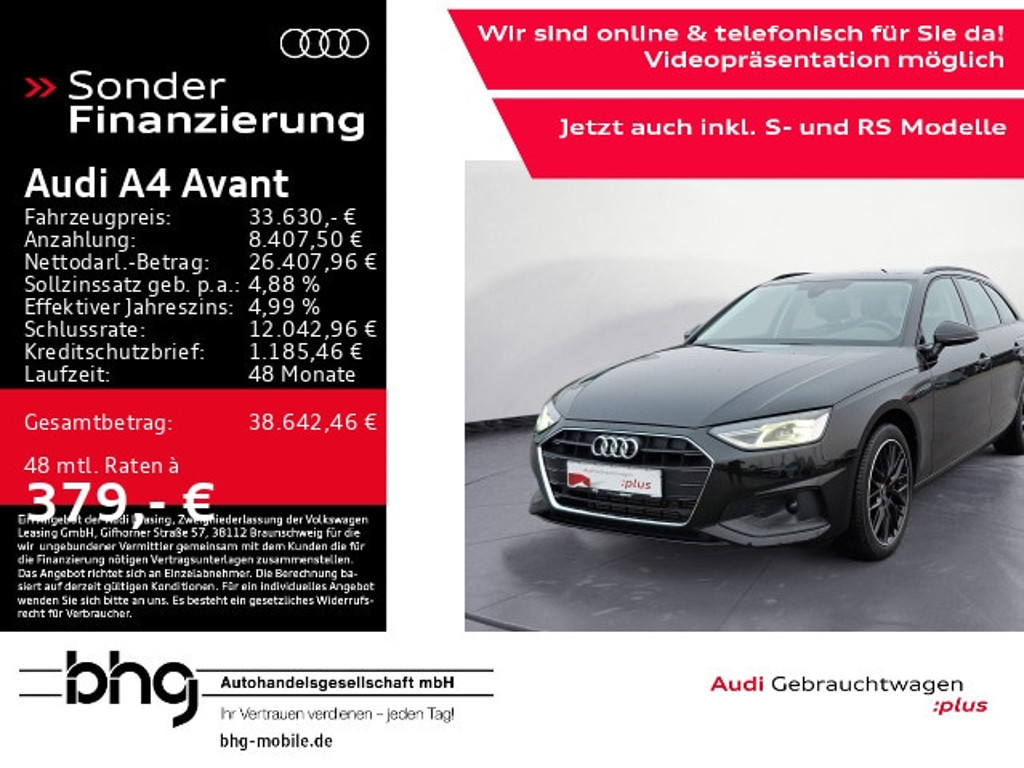 Audi A4 Avant S-Tronic 40 TFSI