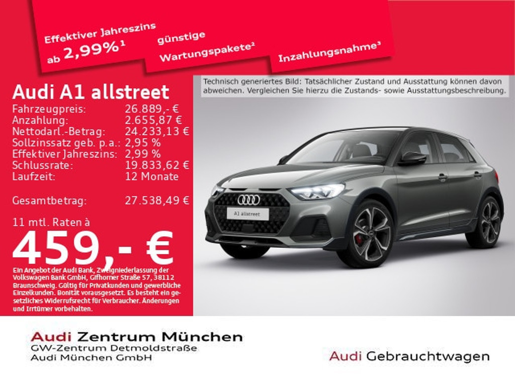 Audi A1 S-Tronic 35 TFSI Allstreet