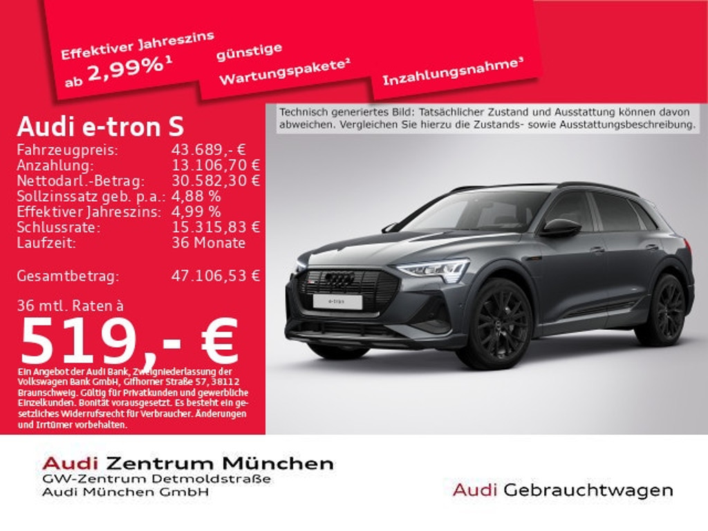 Audi e-tron Quattro S-Line 55