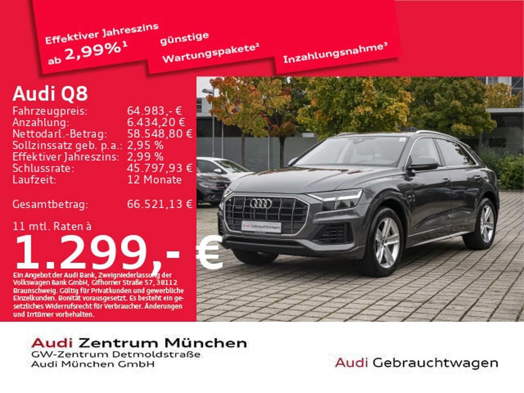 Audi Q8 Quattro Hybride 55 TFSI