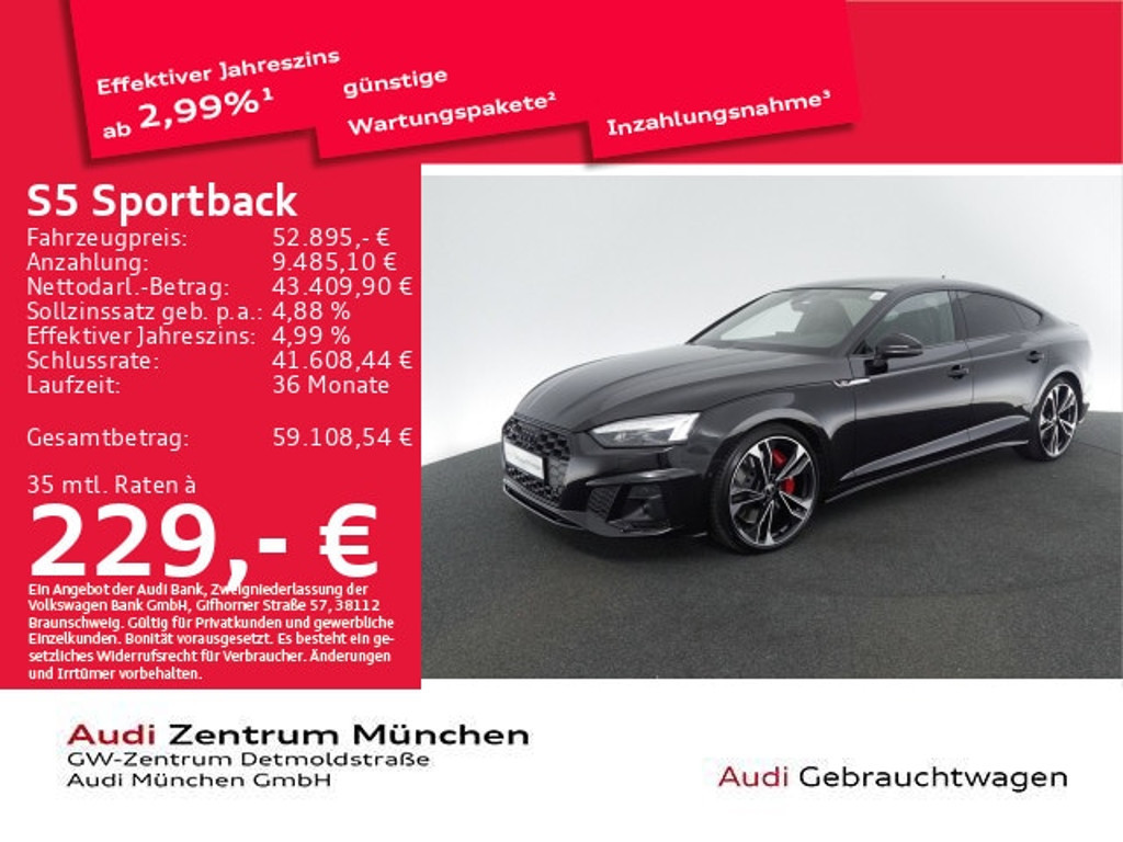 Audi S5 Sportback Quattro