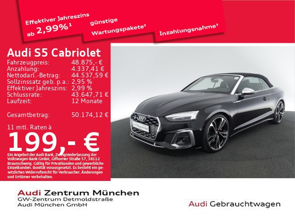 Audi S5 Cabriolet Quattro