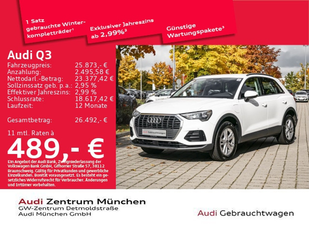 Audi Q3 S-Tronic Hybride 45 TFSI