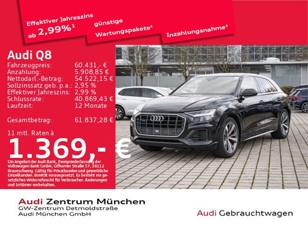 Audi Q8 Quattro Hybride 55 TFSI