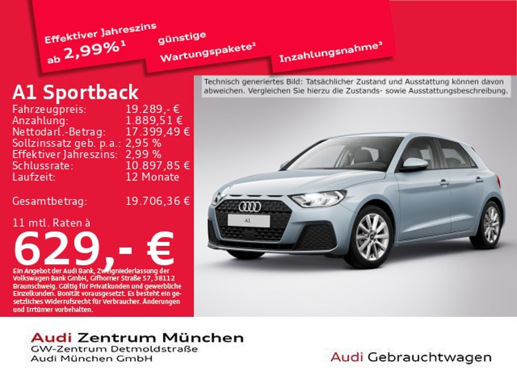 Audi A1 Sportback 25 TFSI